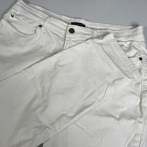 Eileen Fisher Jeans Women's‎ Size 12 White Comfort Casual Skinny